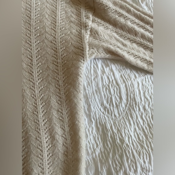 GARNET HILL Gemma Zip-Detail Cashmere Sweater XS Beige Colour - Picture 9 of 16